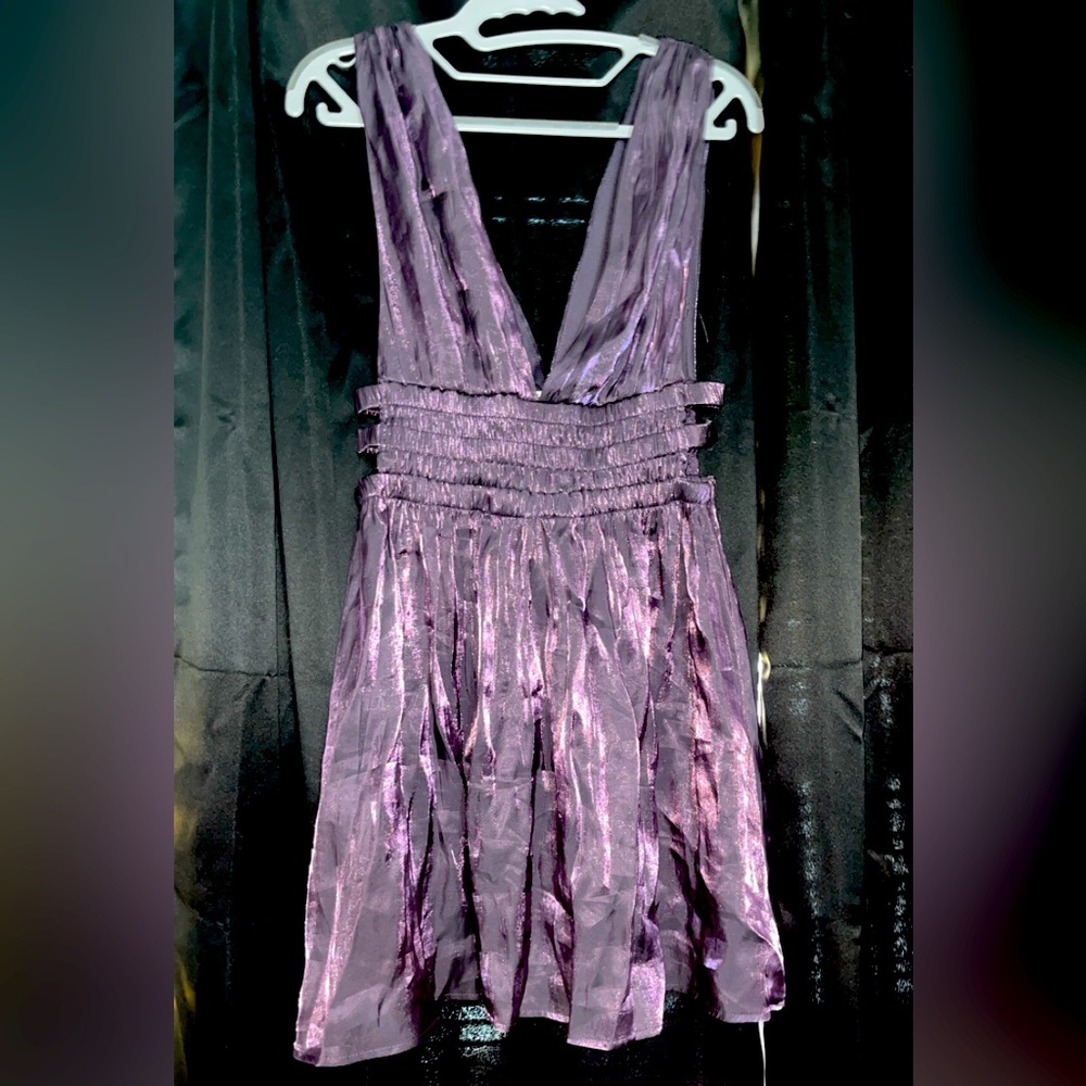 Fun purple skater dress
